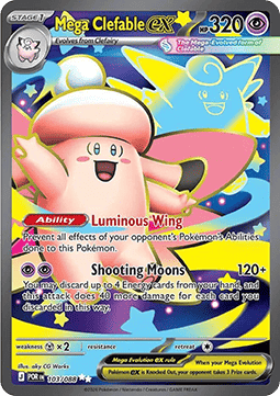 Mega Clefable ex - Perfect Order (Ultra Rare) [POR-103] Hauptbild