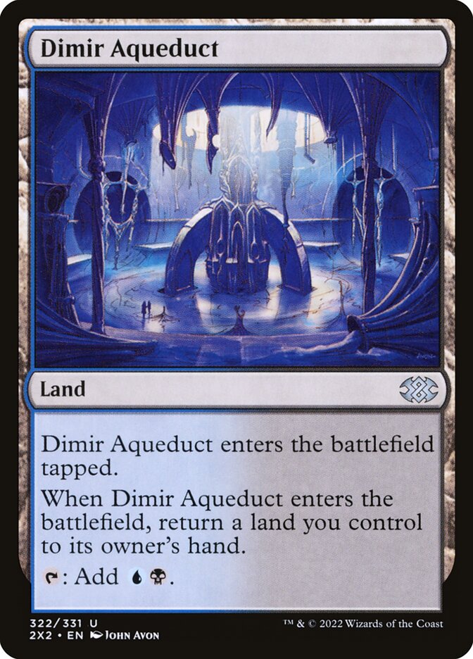 Dimir Aqueduct - Double Masters 2022 (Uncommon) [2X2-322]