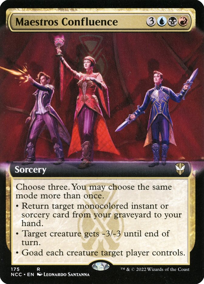 Magic-kaart Maestros Confluence NCC-175 uit New Capenna Commander (Rare) Hauptbild