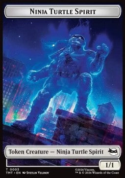 Ninja Turtle Spirit Token (W 1/1) // Mutagen Token - Teenage Mutant Ninja Turtles: Tokens (Token) [TTMT-T 3/9] Image principale du produit