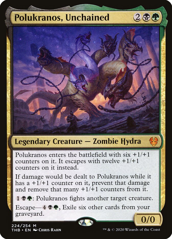 Polukranos, Unchained - Theros Beyond Death (Mythic) [THB-224]