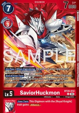 SaviorHuckmon (BT20-014) - Premium Bandai Products (Alternative Art) [PB-XX-BT20-014] Main image
