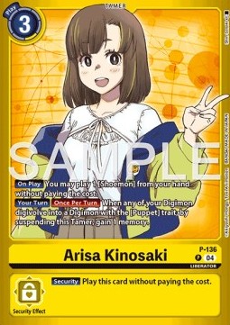 Arisa Kinosaki (P-136) - Premium Bandai Products (Alternative Art) [PB-XX-P-136] Main image