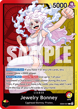 Jewelry Bonney (EB04-001) (V.1) - Adventure on Kami’s Island (Leader) [OP15-EB04-001] Immagine principale del prodotto