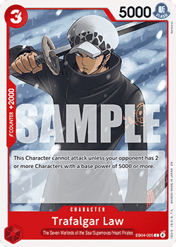 Trafalgar Law (EB04-005) - Adventure on Kami’s Island (Common) [OP15-EB04-005] Hoofdafbeelding