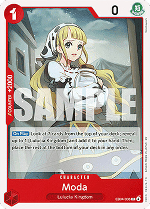 Moda — Adventure on Kami’s Island (OP15-EB04-006) One Piece card Main image