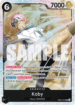Koby (EB04-044) (V.1) - Adventure on Kami’s Island (Super Rare) [OP15-EB04-044] Hauptbild