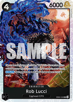 Rob Lucci (EB04-048) (V.1) - Adventure on Kami’s Island (Super Rare) [OP15-EB04-048] Hauptbild