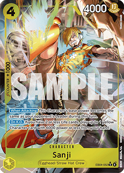 Sanji (EB04-052) (V.2) - Adventure on Kami’s Island (Alternate Art) [OP15-EB04-052] Hoofdafbeelding