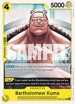 Bartholomew Kuma (EB04-055) - Adventure on Kami’s Island (Common) [OP15-EB04-055] Hauptbild