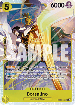 Borsalino (EB04-058) (V.1) - Adventure on Kami’s Island (Super Rare) [OP15-EB04-058] Hauptbild