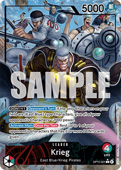 Krieg (OP15-001) (V.2) - Adventure on Kami’s Island (Alternate Art) [OP15-001] Hoofdafbeelding