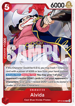 Alvida (OP15-003) (V.1) - Adventure on Kami’s Island (Rare) [OP15-003] Immagine principale del prodotto