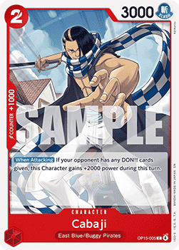 Cabaji (OP15-005) - Adventure on Kami’s Island (Common) [OP15-005] Immagine principale del prodotto