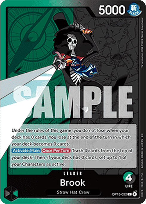 Brook — Adventure on Kami’s Island (OP15-022) One Piece card Hoofdafbeelding