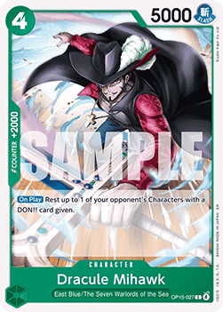 Dracule Mihawk (OP15-027) - Adventure on Kami’s Island (Common) [OP15-027]