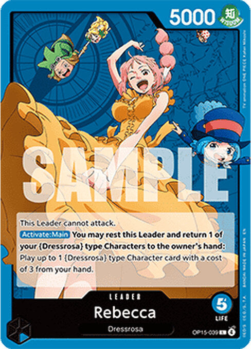Rebecca — Adventure on Kami’s Island (OP15-039) One Piece card Imagen principal del producto