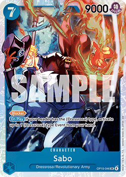 Sabo (OP15-046) (V.1) - Adventure on Kami’s Island (Super Rare) [OP15-046] Hoofdafbeelding