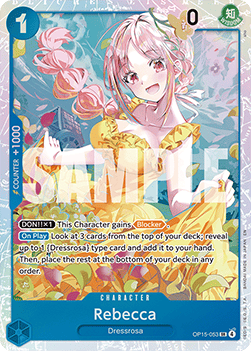 Rebecca (OP15-053) (V.1) - Adventure on Kami’s Island (Super Rare) [OP15-053] Hauptbild