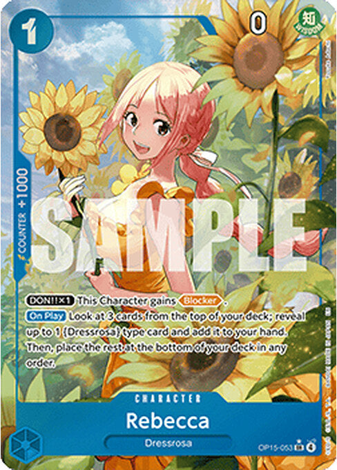 Rebecca — Adventure on Kami’s Island (OP15-053) One Piece card Imagen principal del producto