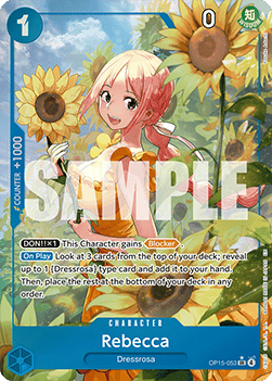 Rebecca (OP15-053) (V.2) - Adventure on Kami’s Island (Alternate Art) [OP15-053]
