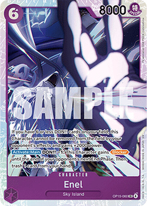 Enel — Adventure on Kami’s Island (OP15-060) One Piece card Hauptbild