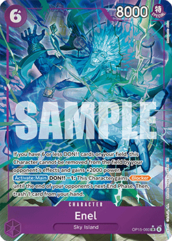 Enel (OP15-060) (V.2) - Adventure on Kami’s Island (Alternate Art) [OP15-060] Hoofdafbeelding