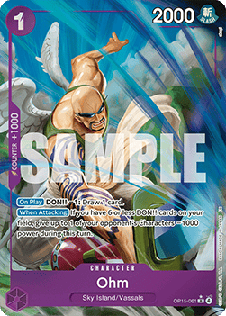 Ohm (OP15-061) (V.2) - Adventure on Kami’s Island (Alternate Art) [OP15-061]