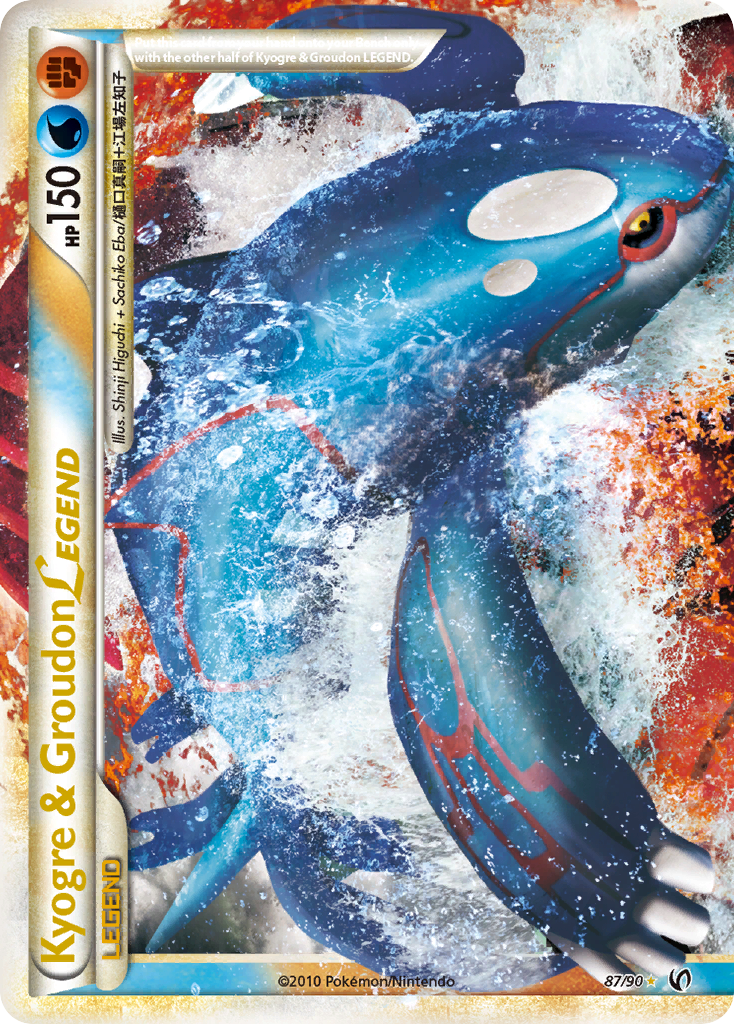 Kyogre & Groudon LEGEND – Undaunted 87 – Pokémon TCG single card