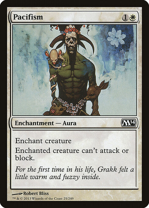 Pacifism – Magic 2014 (M14-25) Magic: The Gathering card