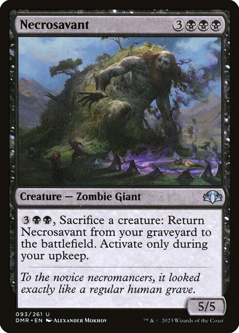 Necrosavant – Dominaria Remastered (DMR-93) Magic: The Gathering card