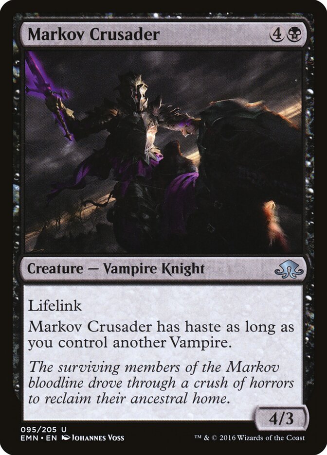 Markov Crusader - Eldritch Moon (Uncommon) [EMN-95] Main image
