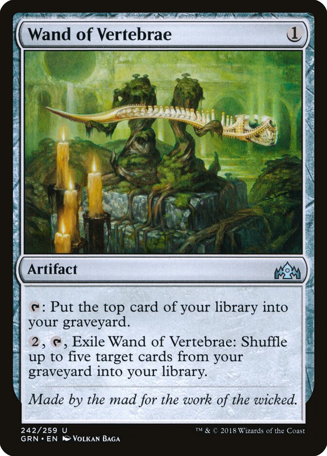 Wand of Vertebrae - Guilds of Ravnica (Uncommon) [GRN-242] Immagine principale del prodotto