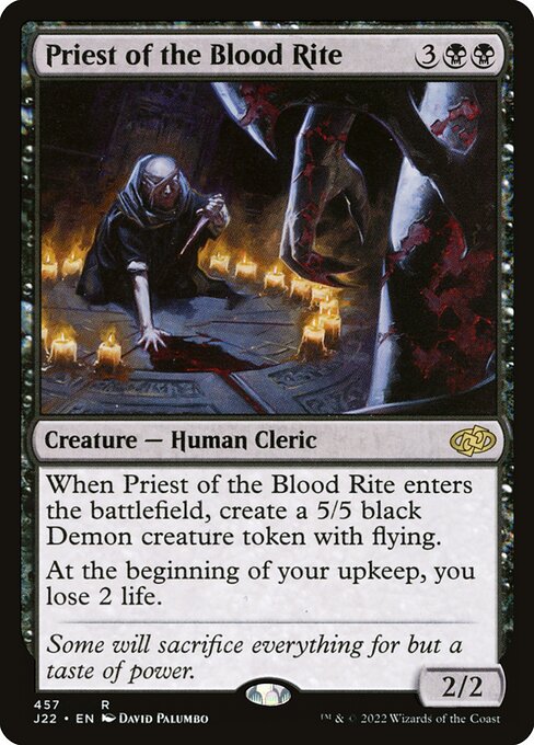 Priest of the Blood Rite – Jumpstart 2022 (J22-457) Magic: The Gathering card Imagen principal del producto