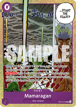 Mamaragan (OP15-078) (V.1) - Adventure on Kami’s Island (Super Rare) [OP15-078] Hauptbild