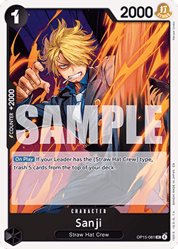 Sanji (OP15-081) - Adventure on Kami’s Island (Uncommon) [OP15-081] Immagine principale del prodotto