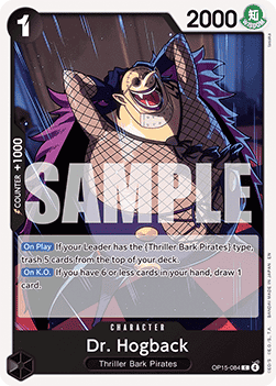 Dr. Hogback (OP15-084) - Adventure on Kami’s Island (Common) [OP15-084] Immagine principale del prodotto