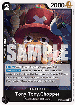 Tony Tony.Chopper (OP15-085) - Adventure on Kami’s Island (Rare) [OP15-085] Immagine principale del prodotto