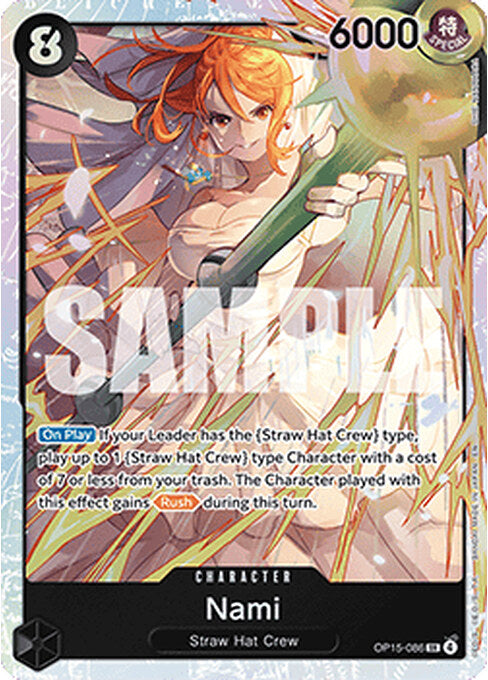 Nami — Adventure on Kami’s Island (OP15-086) One Piece card Hoofdafbeelding