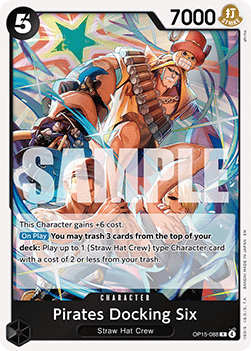 Pirates Docking Six (OP15-088) - Adventure on Kami’s Island (Rare) [OP15-088] Immagine principale del prodotto