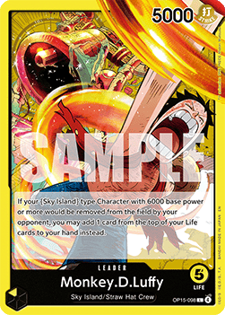 Monkey.D.Luffy (OP15-098) (V.1) - Adventure on Kami’s Island (Leader) [OP15-098] Hauptbild