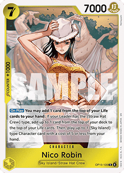 Nico Robin (OP15-109) (V.1) - Adventure on Kami’s Island (Rare) [OP15-109] Hauptbild
