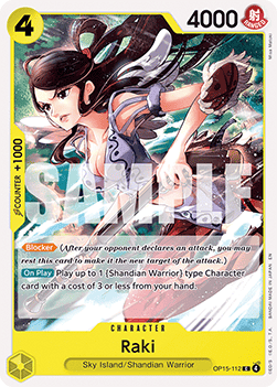 Raki (OP15-112) - Adventure on Kami’s Island (Common) [OP15-112] Hauptbild