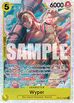 Wyper (OP15-114) (V.1) - Adventure on Kami’s Island (Super Rare) [OP15-114] Hauptbild