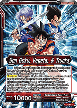 Son Goku, Vegeta, & Trunks // Super Saiyans United (V.2 - Alternate Art) Image principale du produit