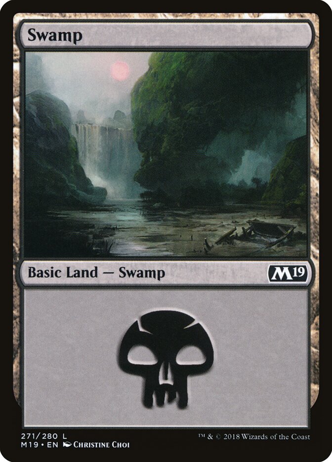 Swamp (V.3) - Core 2019 (Land) [M19-271]