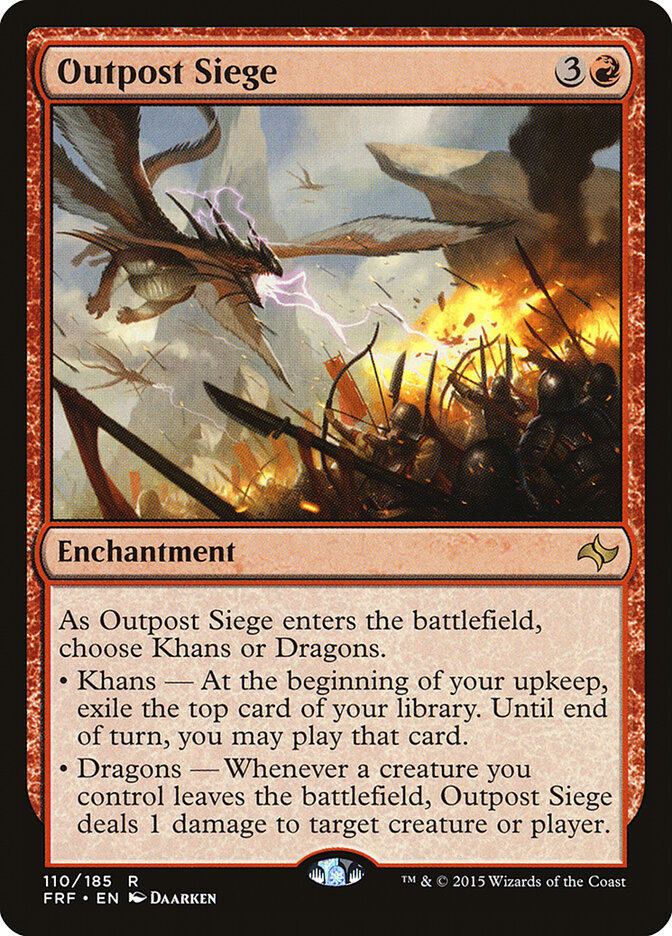 Outpost Siege - Fate Reforged (Rare) [FRF-110] Immagine principale del prodotto