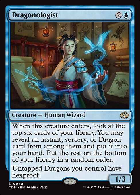 Dragonologist – Tarkir: Dragonstorm (TDM-42) Magic: The Gathering card | LC-REM-20260804-15401848930636-8810ebb4-9e51-46f0-a54a-a0b4d77b762a Main image