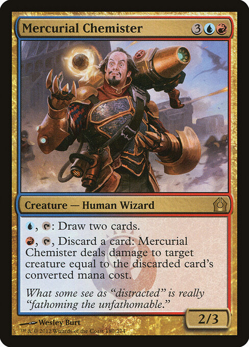 Mercurial Chemister – Return to Ravnica (RTR-180) Magic: The Gathering card Image principale du produit