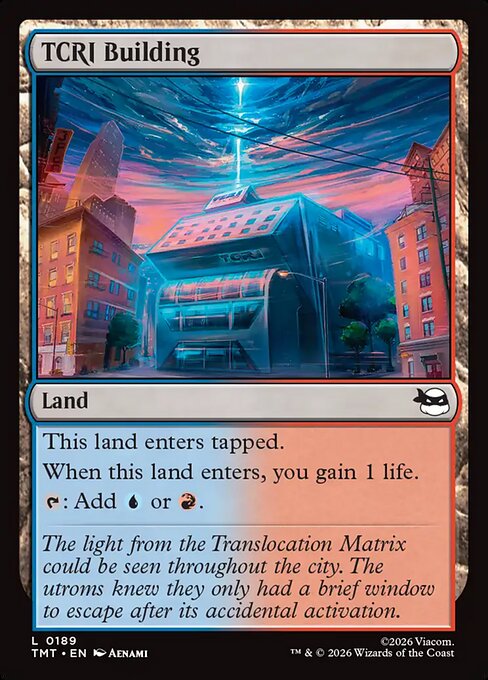 TCRI Building – Teenage Mutant Ninja Turtles (TMT-189) Magic: The Gathering card